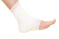 Sprained ankle Royalty Free Stock Photo